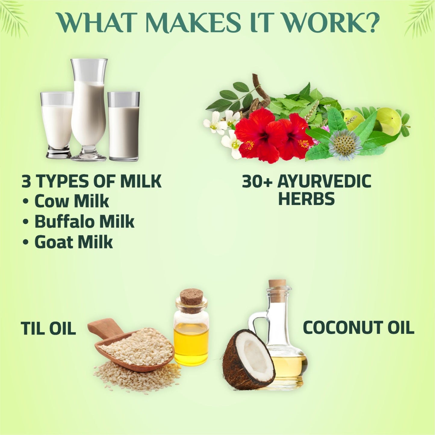 3‑in‑1 Hair‑Fall, Dandruff & Turn Hair Black Ayurvedic Oil